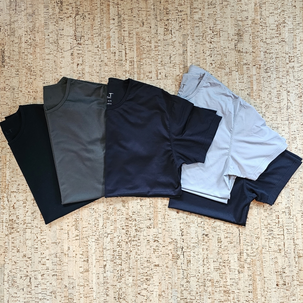 5 BYLT Performance Shirts